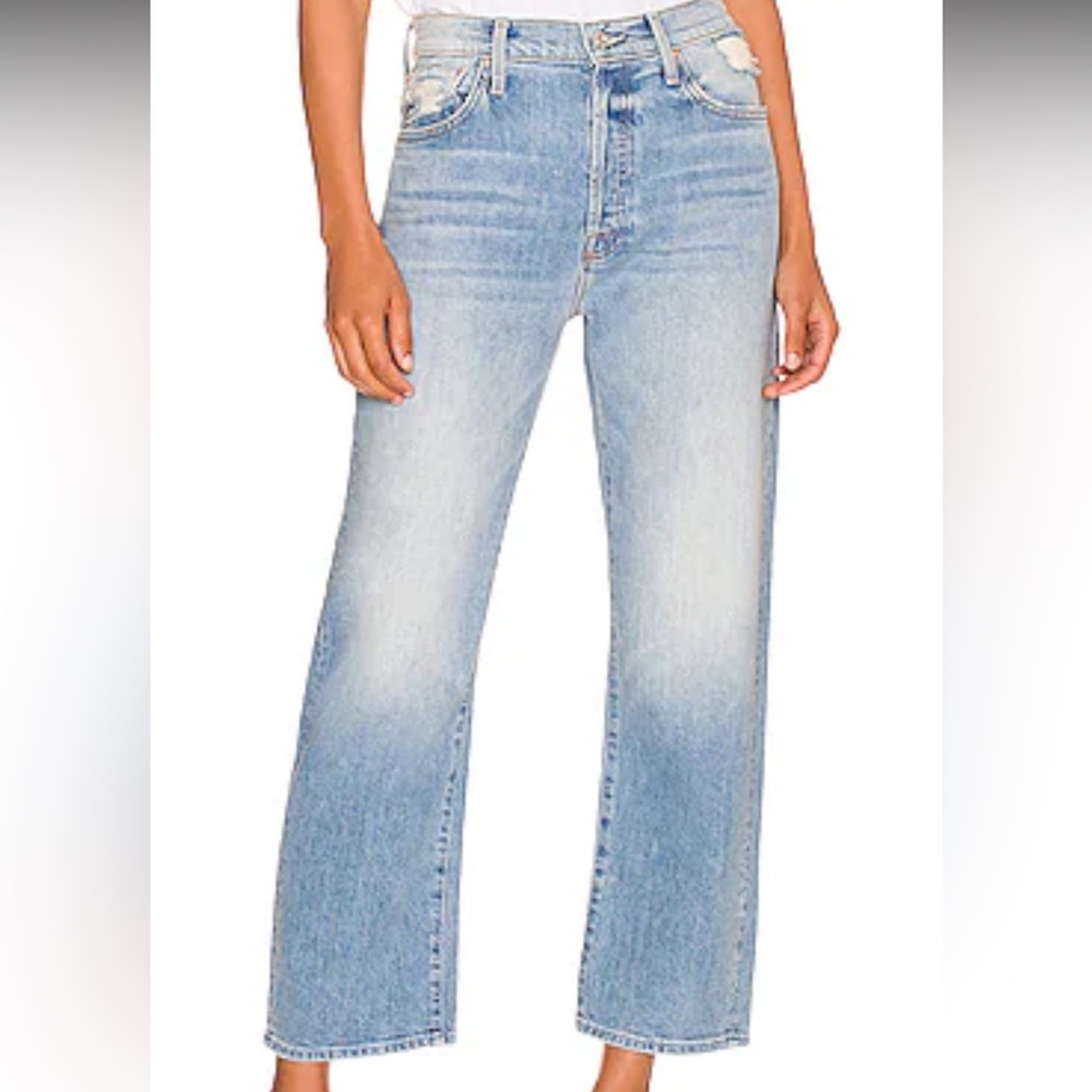 Mother Jeans.  The Ditcher Crop Resting Beach Face Jeans Womens Sz 30